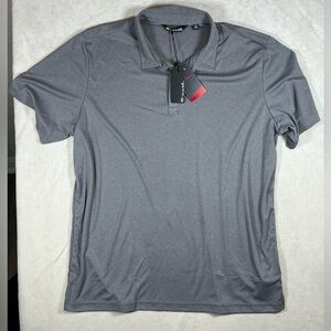 NWT Travis Mathew XXL Performance Quick Dry Lightweight Gray Polo Golf Shirt